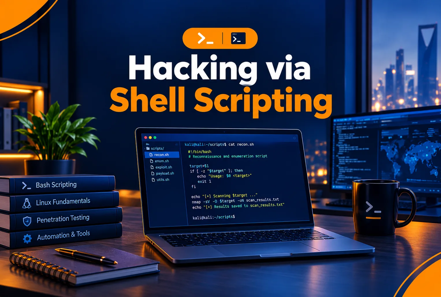 الاختراق الأخلاقي بـ Shell Scripting